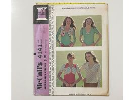 Schnittmuster XXS McCall's 4141 diverse Tops f.Jersey