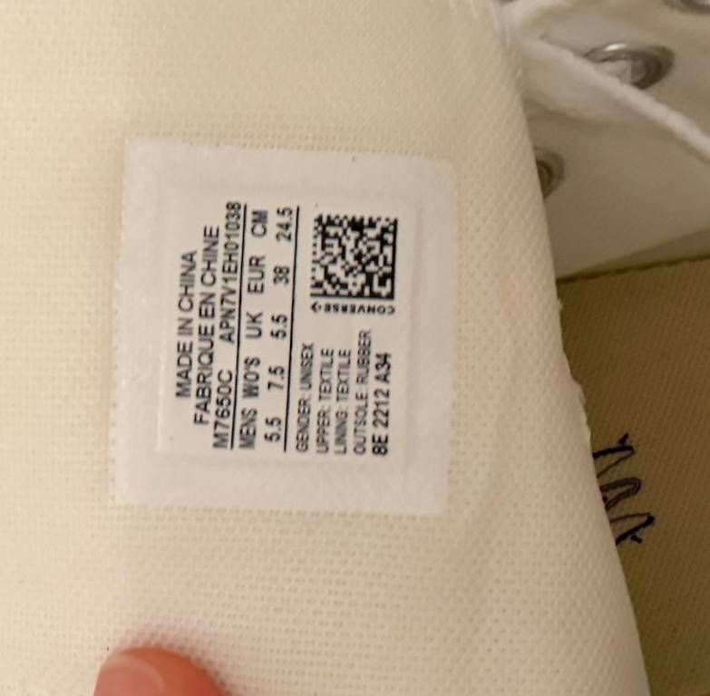 Herrenschuhe: Converse Neu Gr. 38 – Neu und originalverpackt aus Mellingen von rark117 2