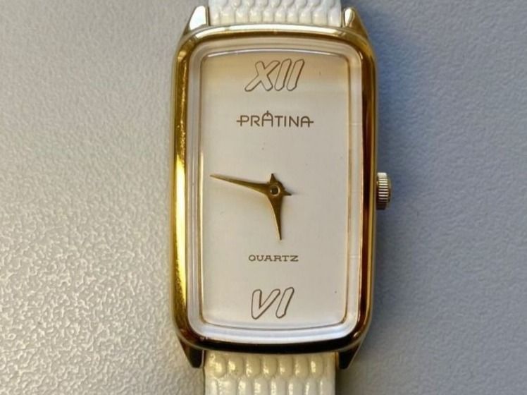 PRÄTINA Damenuhr 70 Jahre Quartz vergoldet ungetragen