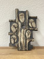 Wandrelief aus Keramik von Gerhard Liebenthron 70er/80er