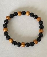 Männer Edelstein Armband Achat und Holz auf Mass