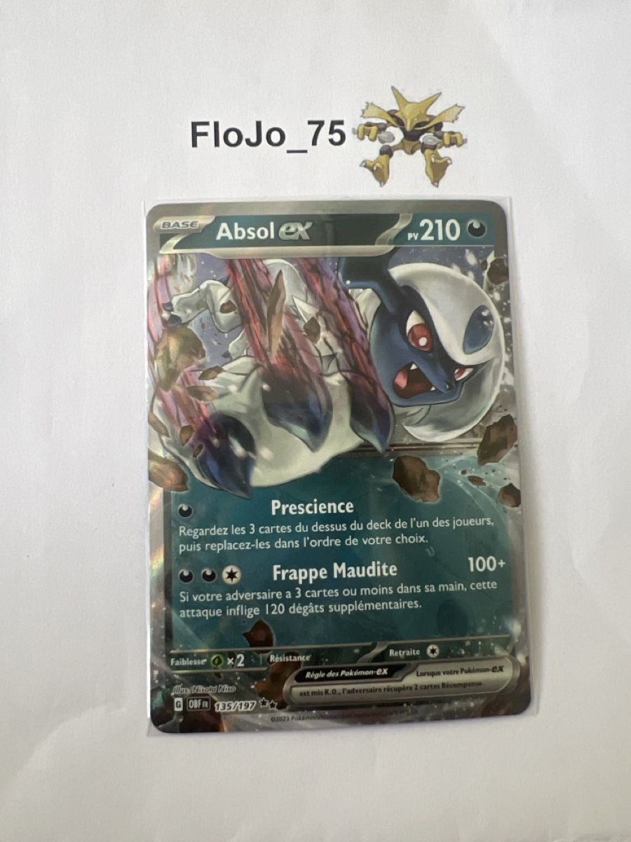 Pokémon Cartes à collectionner: Absol ex 135/197 🇫🇷 – D'occasion à St-Blaise par FloJo_75