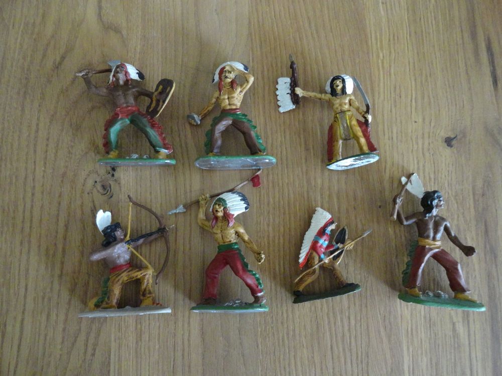 7 SCHÖNE ZINN/BLEIFIGUREN VON MEINER MODELLEISENBAHN-ANLAGE | Kaufen ...