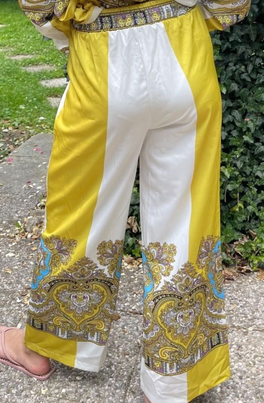 Hosen: Chic e elegante Pantaloni estivi-multicolore M/L-nuovi – Neu und originalverpackt aus Gordevio von LanaZimm 1