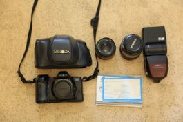     Minolta Dynax 7000i + Blitz + 2 Objektive
