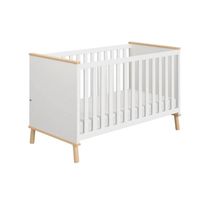 PAIDI Kinderbett Babybett umbaubar mit Matratze