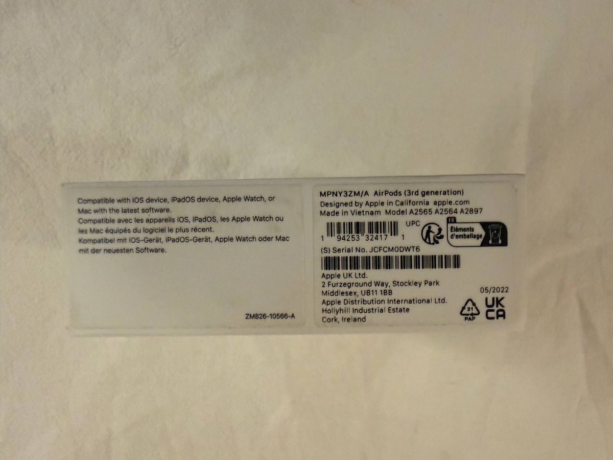 Apple Kopfhörer: Apple AirPods 3. Generation mit Ladecase gebraucht – Gebraucht aus Menziken von TopDevShop 6