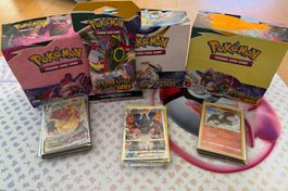 Pokemon Bulk ca. 3kg + 40 V/VMAX/VSTAR/RADIANT + Booster