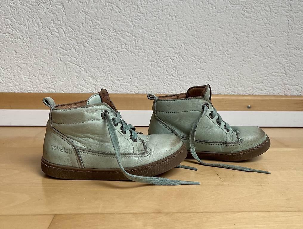 Schuhe für Jungen: Gr.24, Develab Leder Stiefelette mintgrün – Gebraucht aus Gattikon von AnnettFloh 2