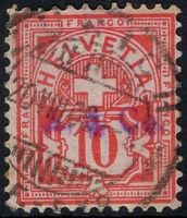 Perfin Vorläufer Stempelchen A.&Co. von Abegg & Co. ZÜRICH