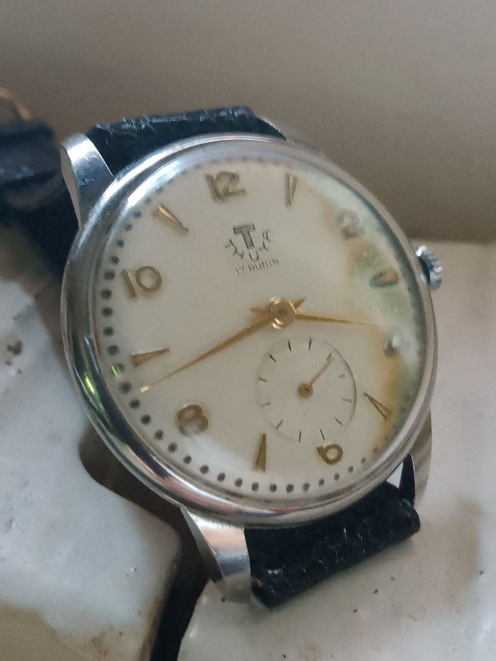 Swiss Orologi: Thuya Handaufzug 36mm läuft super  – Usato da Agno venduto da sam2608 4