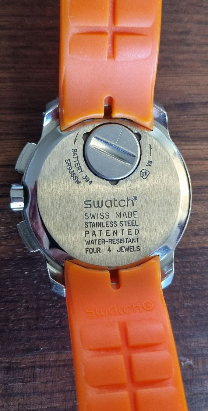 Swatch Uhren: Swatch Irony Chrono, mit Originalbox, Top Zustand – Gebraucht aus Zürich von TatamiZH 3