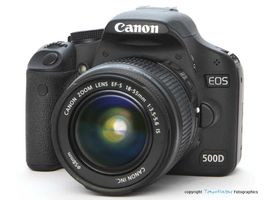 Canon EOS 500D SLR, 15MPix EF-S 18-55mm IS Kit