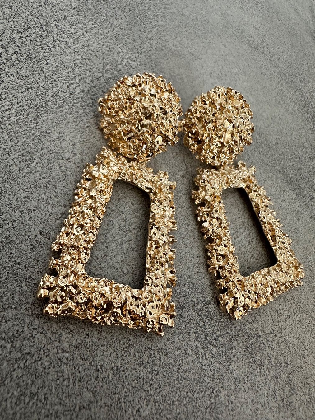 Orecchini pendenti & Orecchini a lobo: Statement Ohrringe Gold - auffälliger Schmuck – Nuovo (secondo la descrizione) da Dietikon venduto da vithya88 1