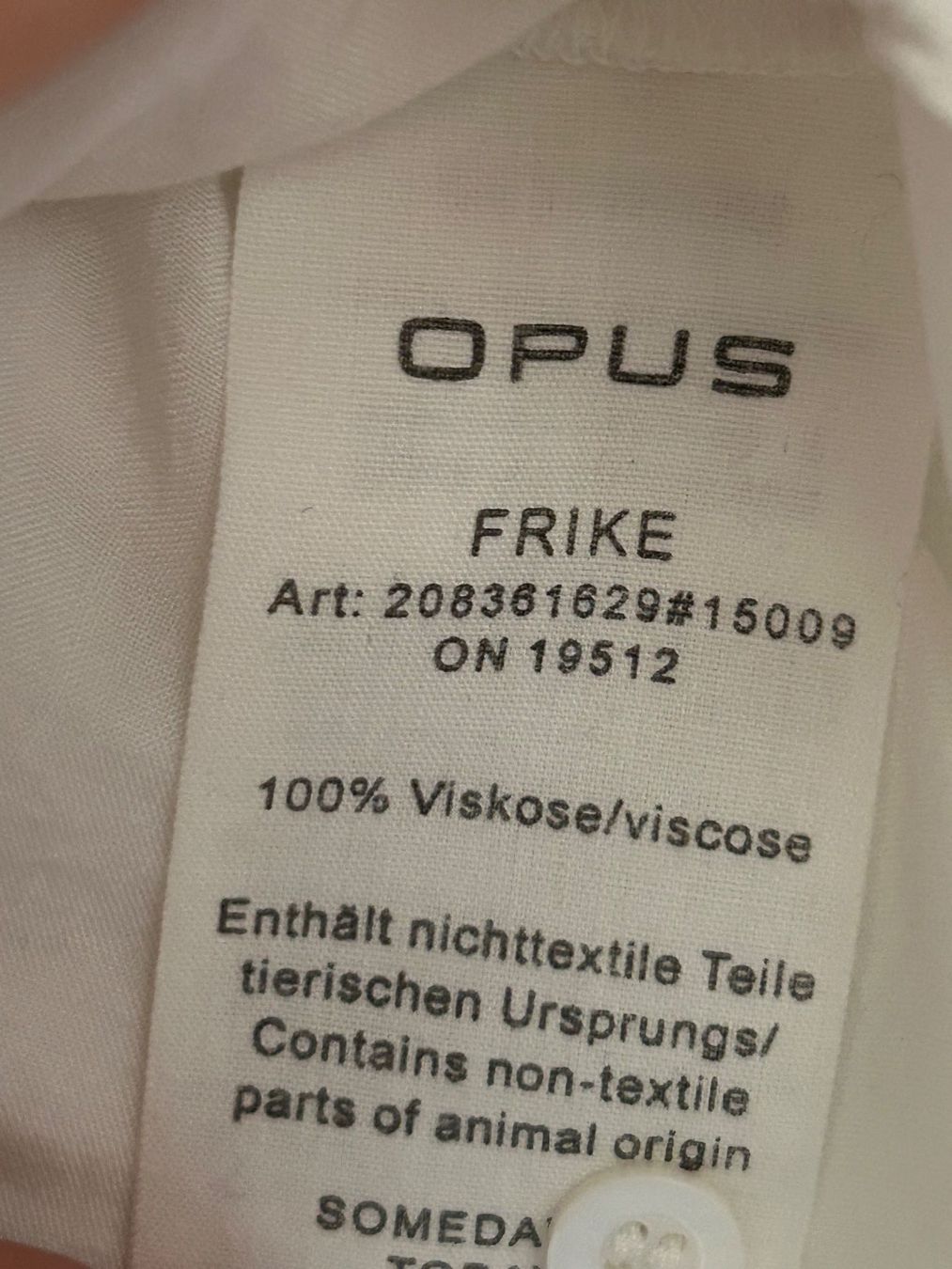 Opus Camicette: Leichte weisse Bluse von Opus – Usato da Zürich venduto da silbe4 3