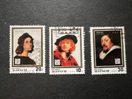 North Korea 1990 Rubens  paiting  gest. (E915)