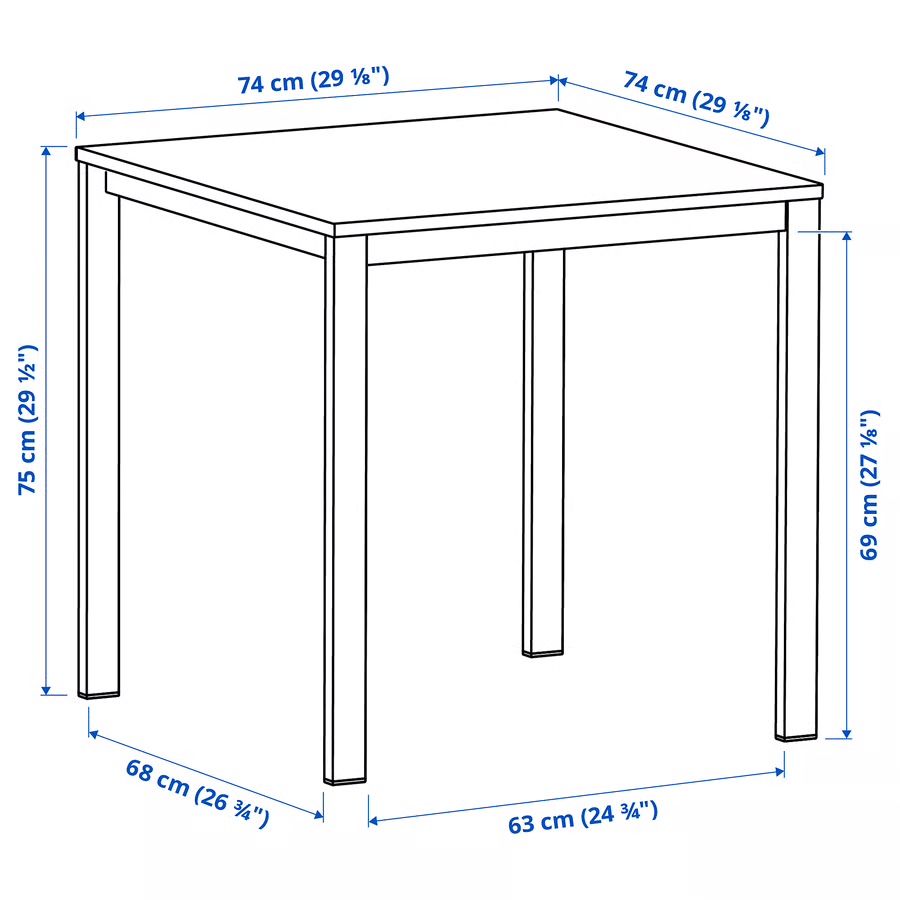Tavoli: Tisch IKEA Vihals 74x74 – Usato da Basel venduto da Corrado71 1
