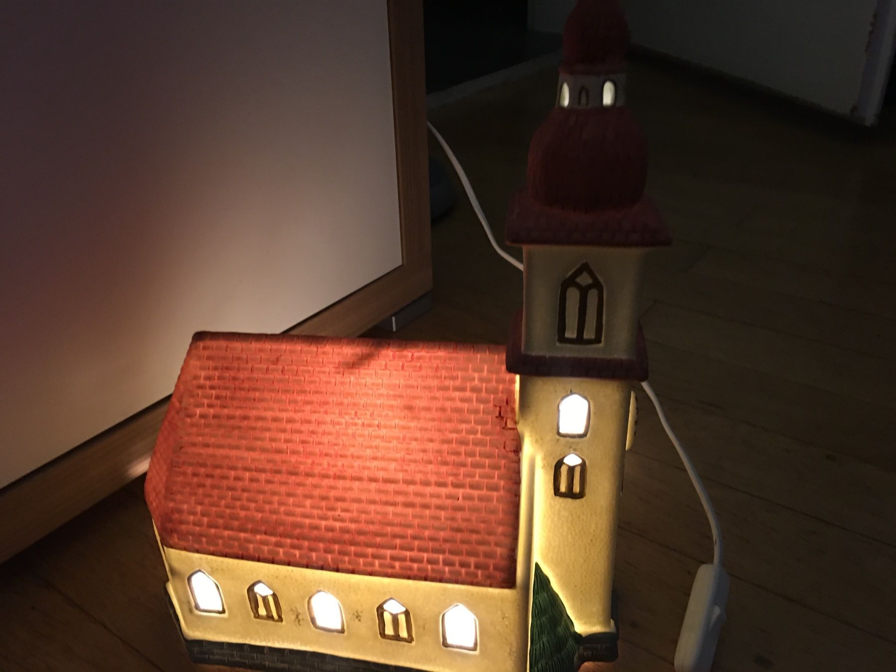 Lampade: Schöne Deko Lampe Kirche Gebäude mit Stecker – Usato da Grenchen venduto da Wolfine 4