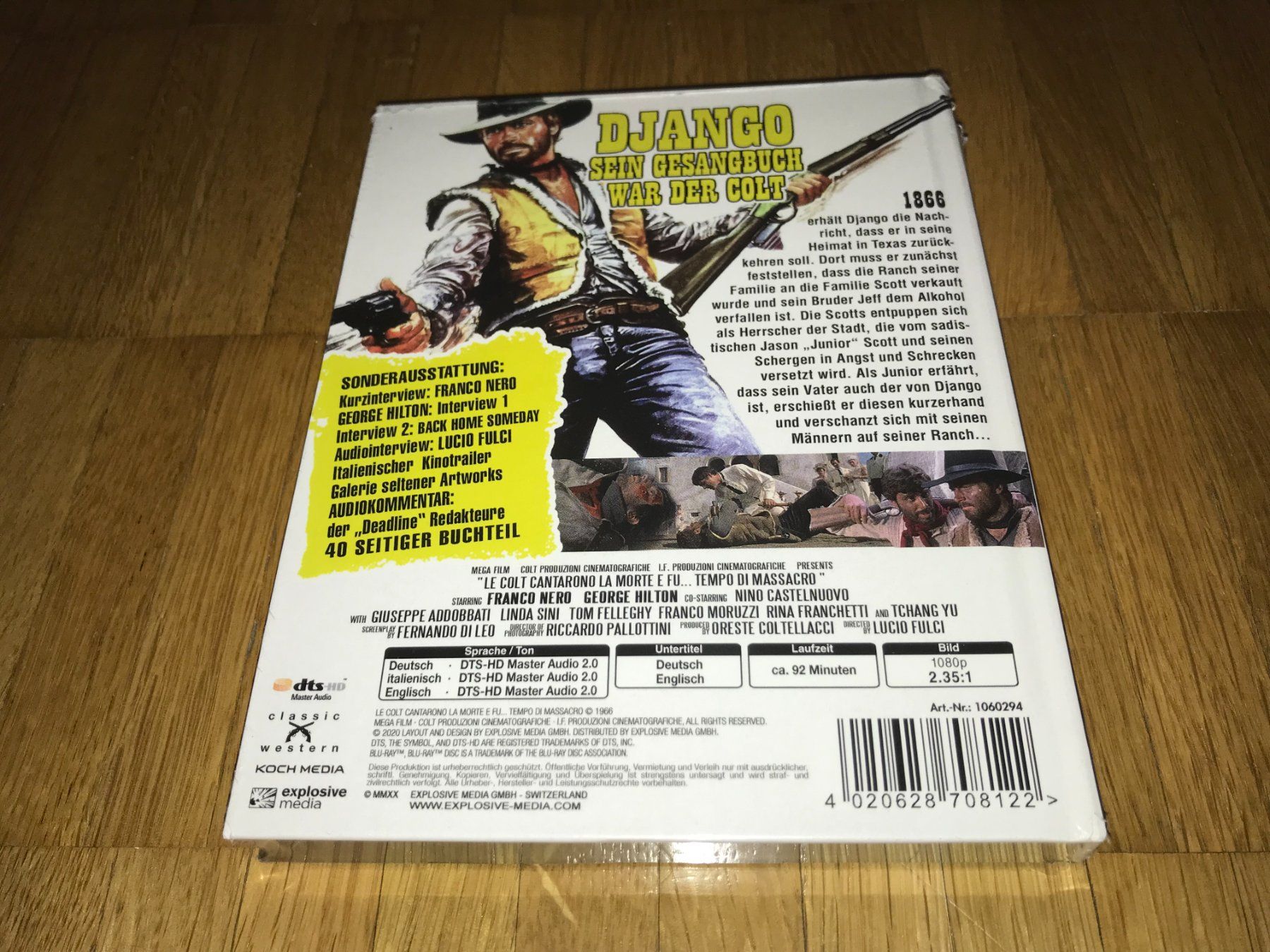 Tutti i DVDs: Django - Sein Gesangbuch war der Colt - B - UNCUT – Nuovo e nell'imballaggio originale da Basel venduto da havsok 1