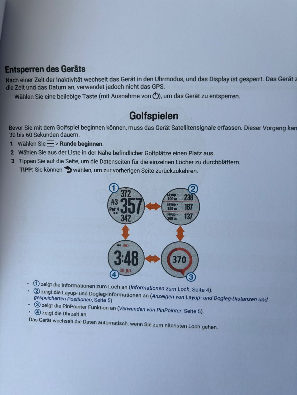 Garmin Montres: Golf Uhr, Garmin S6 weiss – D'occasion à Schaffhausen par pbrunos1 5