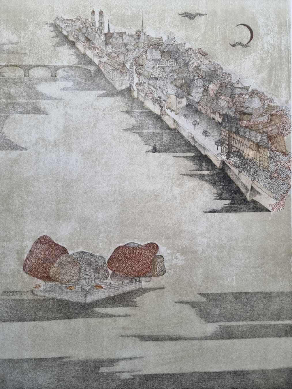 Grafica & Litografie: OSSI CZINNER LITHOGRAPHIE SIGNIERT NUMMERIERT – Usato da Gersau venduto da kunst-online