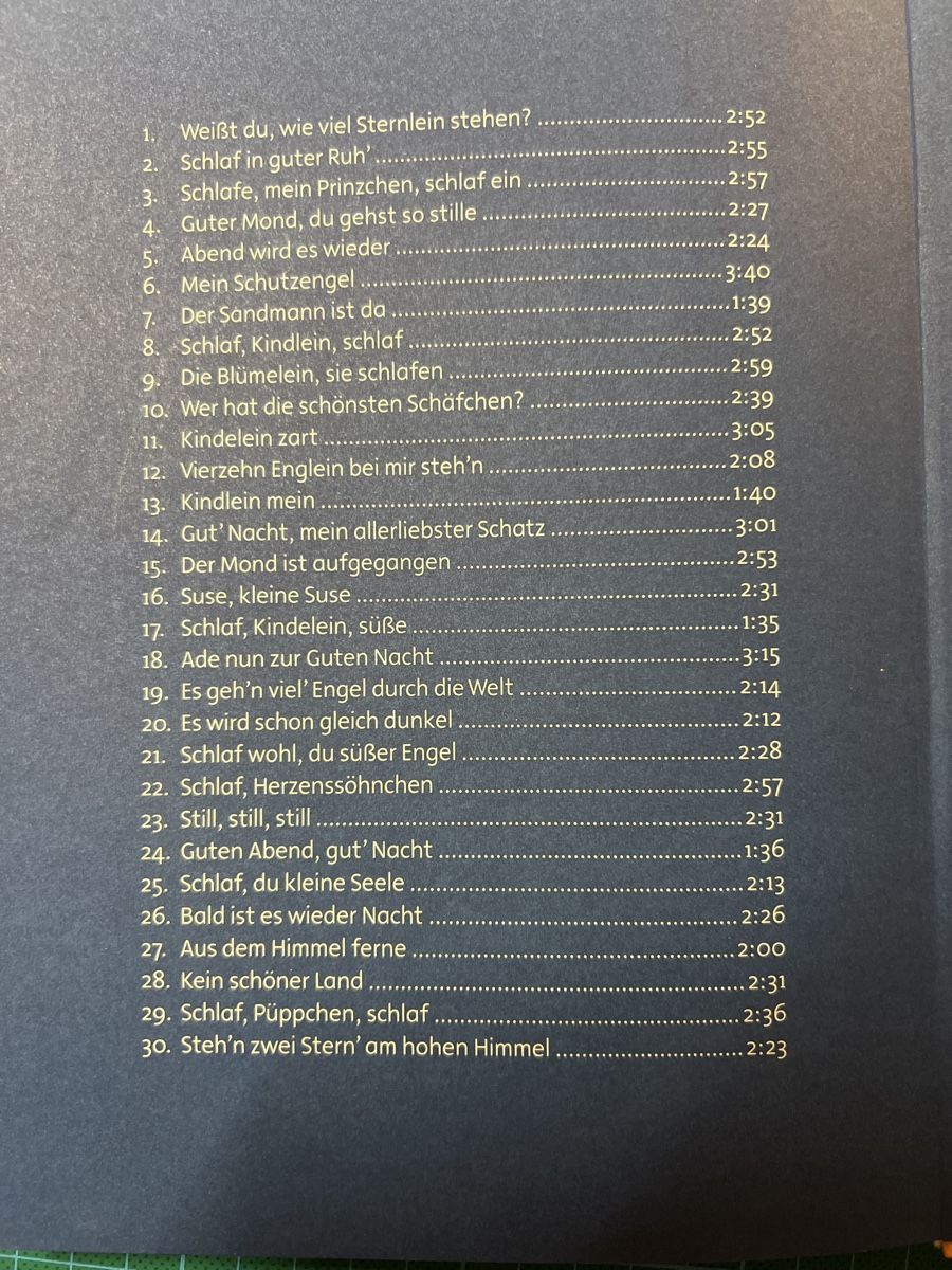 Libri: Schlaf Kindlein Schlaf - Buch ohne CD – Usato da Balzers venduto da Alannah 2