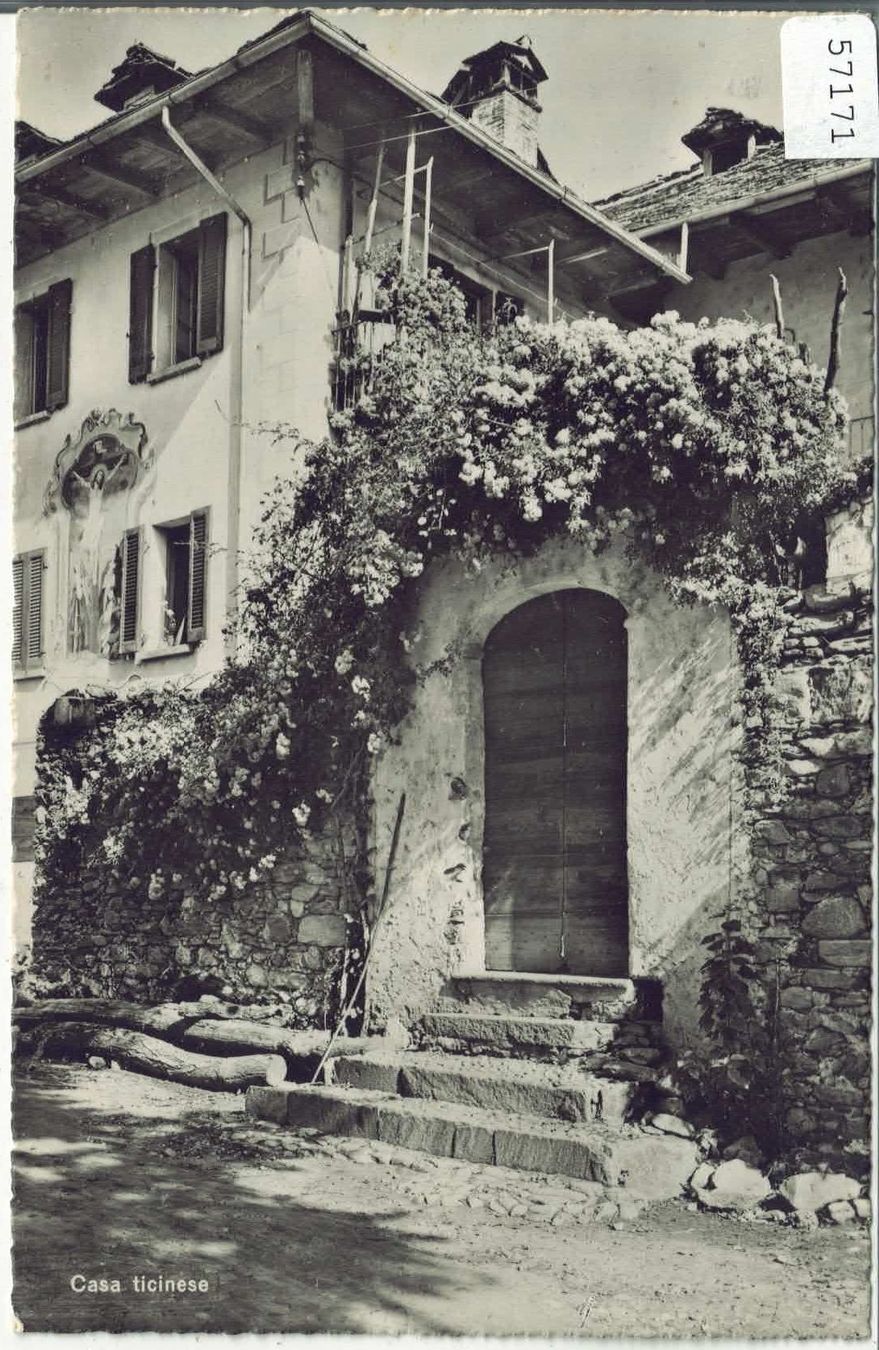 Ansichtskarten: Casa ticinese – Gebraucht aus Ettingen von Kartenplanet