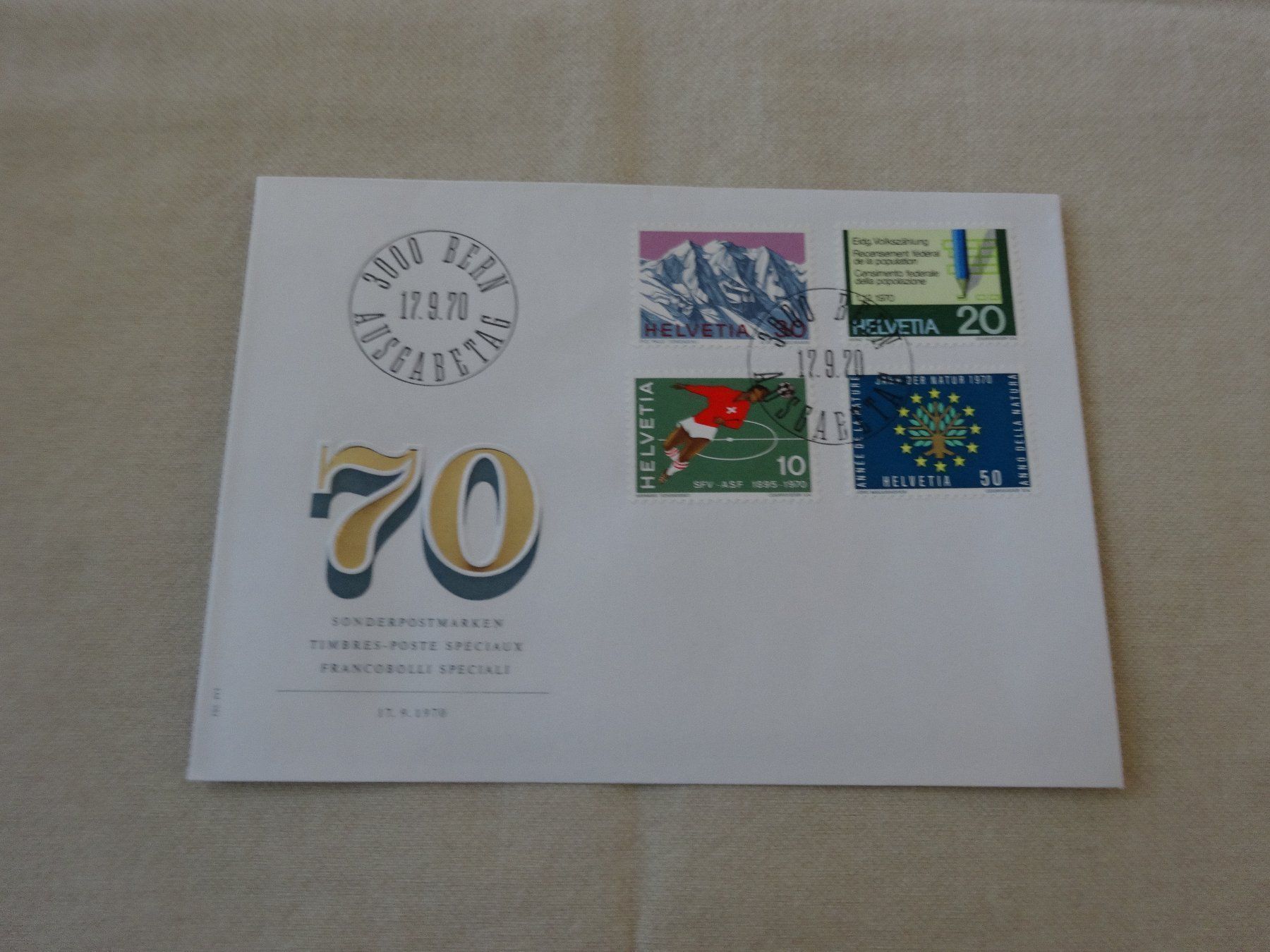 Tutti i francobolli: Sonderbrief  70 1970 – Nuovo e nell'imballaggio originale da Neerach venduto da jenny062
