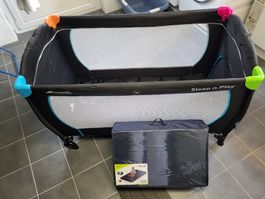Hauck Reisebett Sleep n Play mit dicker Zusatzmatratze