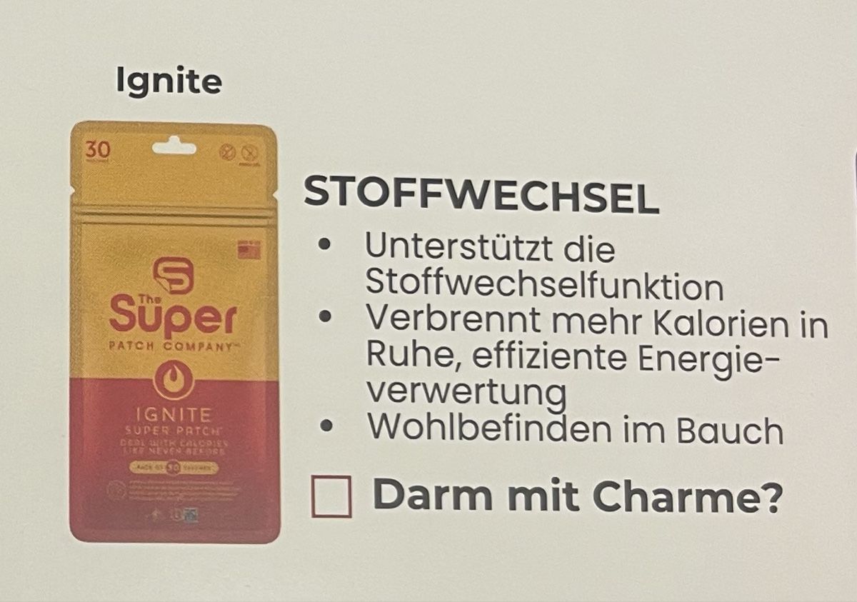 Cibi & Specialità: Super Patch Ignite 30 Stk. Stoffwechsel Booster – Nuovo e nell'imballaggio originale da Ueberstorf venduto da s__e_l__i_n__a 3