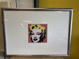 Andy Warhol Marilyn Monroe Porträt 1967 24x24cm 