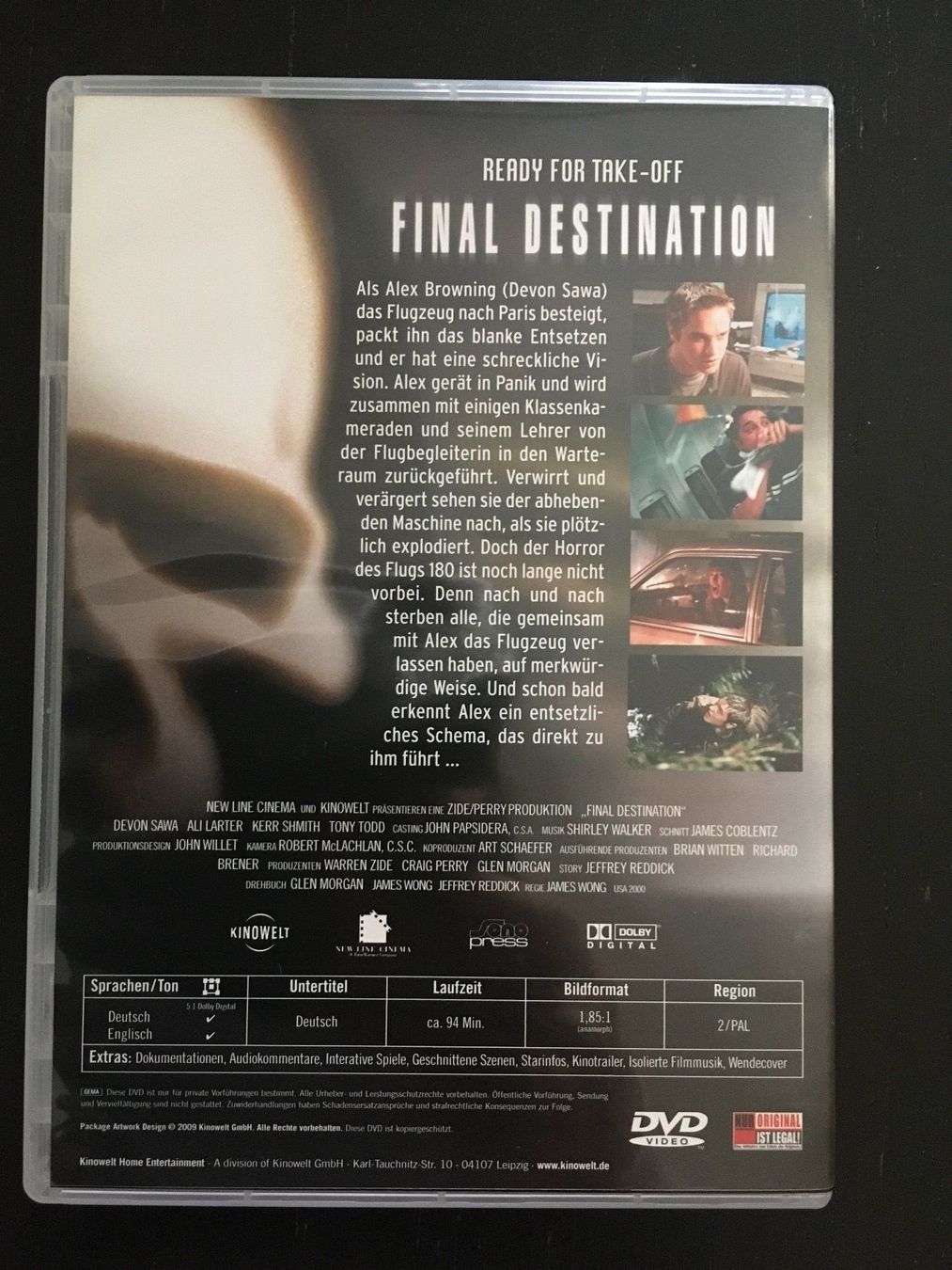 Tutti i DVDs: DVD Final Destination – Usato da Regensdorf venduto da scheissspiel 1