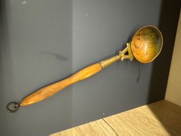 Ancienne louche cuivre  ustensiles cuisine