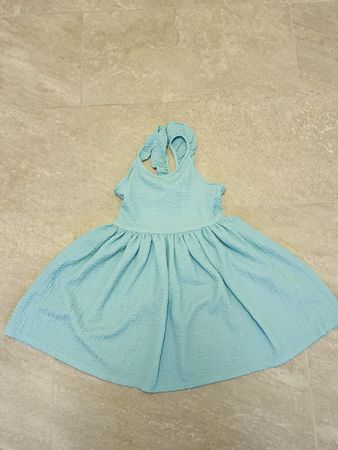 H&M Sommerkleid türkis Gr. 110/116 - Top Zustand!