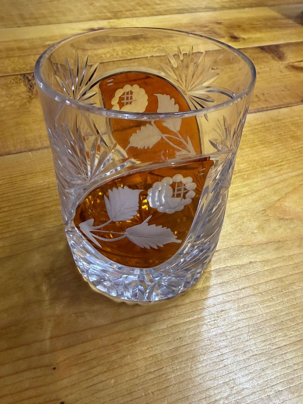 Caraffe: Vintage-Kristall Karaffe mit 4 Whiskygläser – Usato da Stetten AG venduto da Galata1 3