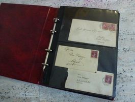 ++ spezielle Sammlung in Album von 48 Belege/Karten