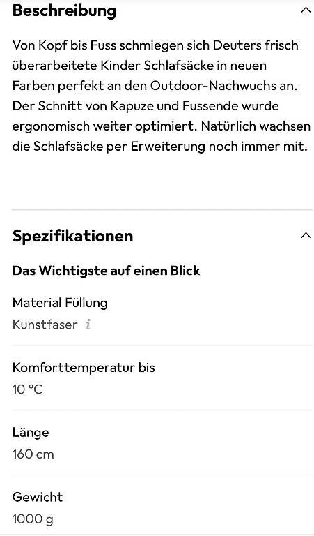 Schlafsäcke: Kinderschlafsack 160-190 cm – Gebraucht aus Bolligen von fel_cp8q 1