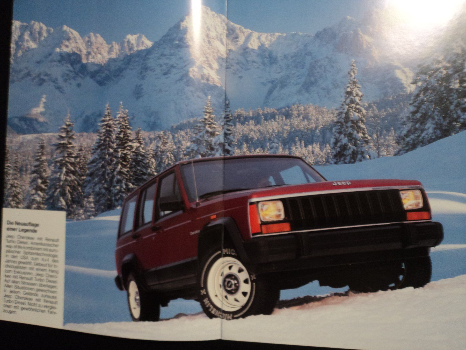 Renault Documenti: Prospekt Renault Jeep Cherokee 1980er – Usato da Schwarzenburg venduto da modelCARama 1