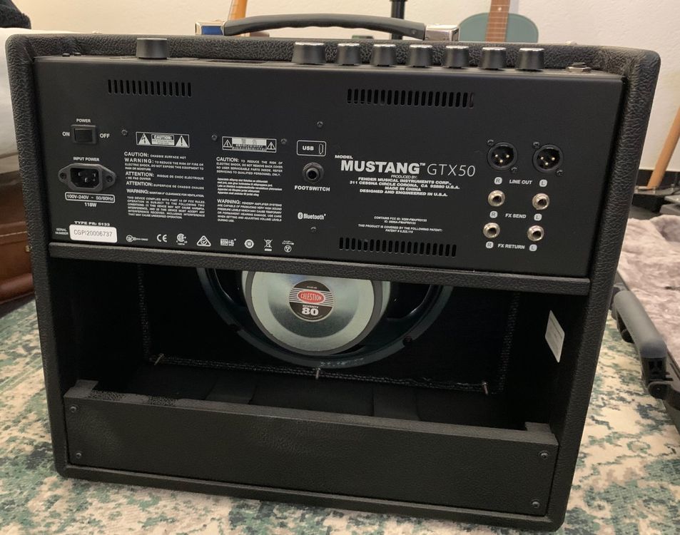 Fender Mustang GTX 50 mit Footswitch und Pedal Kaufen auf Ricardo