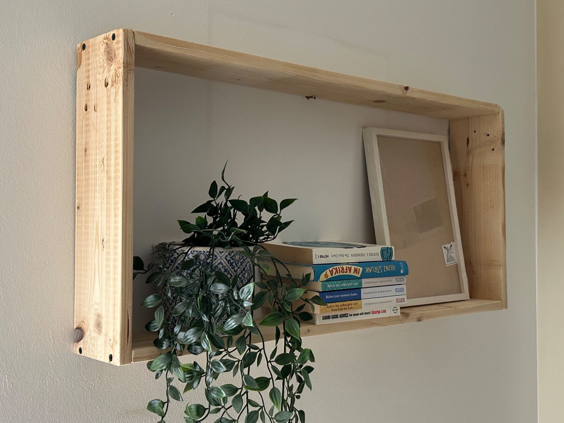 Scaffali: 2 Holz Wandregale, rechteckig – Nuovo (secondo la descrizione) da Zürich venduto da emkay13 2