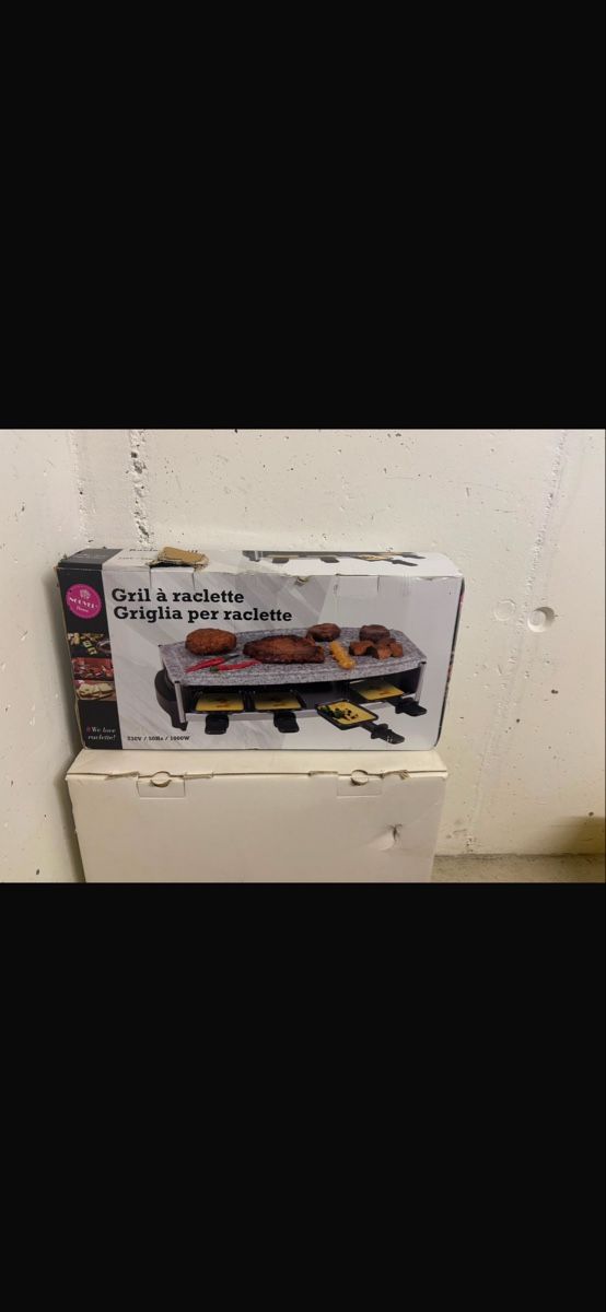 Cheminée: Raclette Grill neu im Karton ungebraucht – Neuf (Voir description) à Tuggen par erk22.12 1