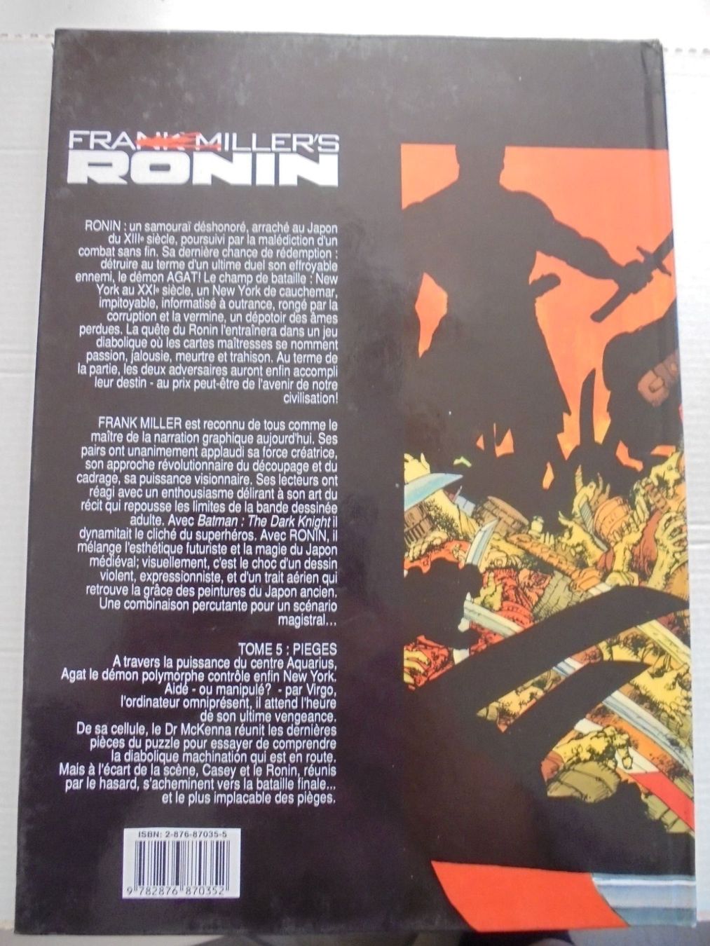 Comics: RONIN " tome 5 : Pièges " E.O 1990 – Gebraucht aus Crissier von Promopost 1