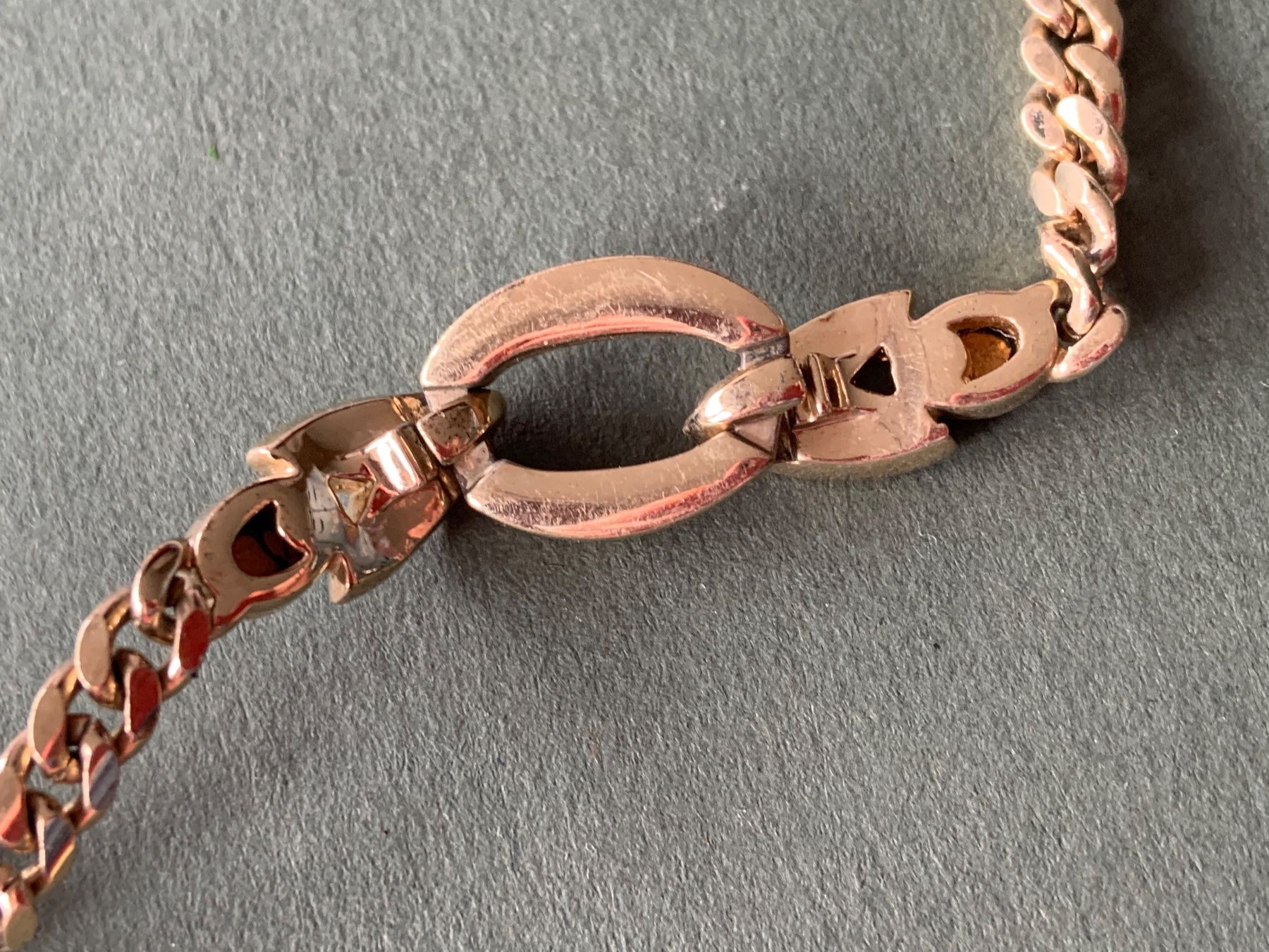Catenine: Vergoldete kette Blau OVAL – Usato da Laufen venduto da Bellebellezza 5