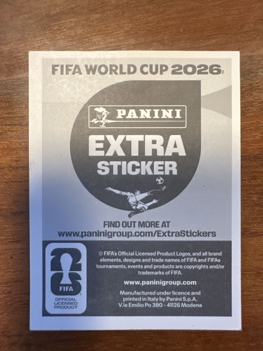 Cartes: Extra Sticker Moisés Caicedo silver 2026 – D'occasion à Zürich par peg_l7wc 1