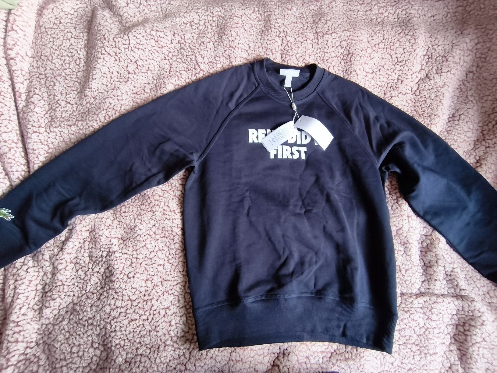 Lacoste Polo-Shirts: Lacoste Sweatshirt Navy Blue "RENE DID IT FIRST" Size M – Neu und originalverpackt aus Merenschwand von kri_rj6t 1