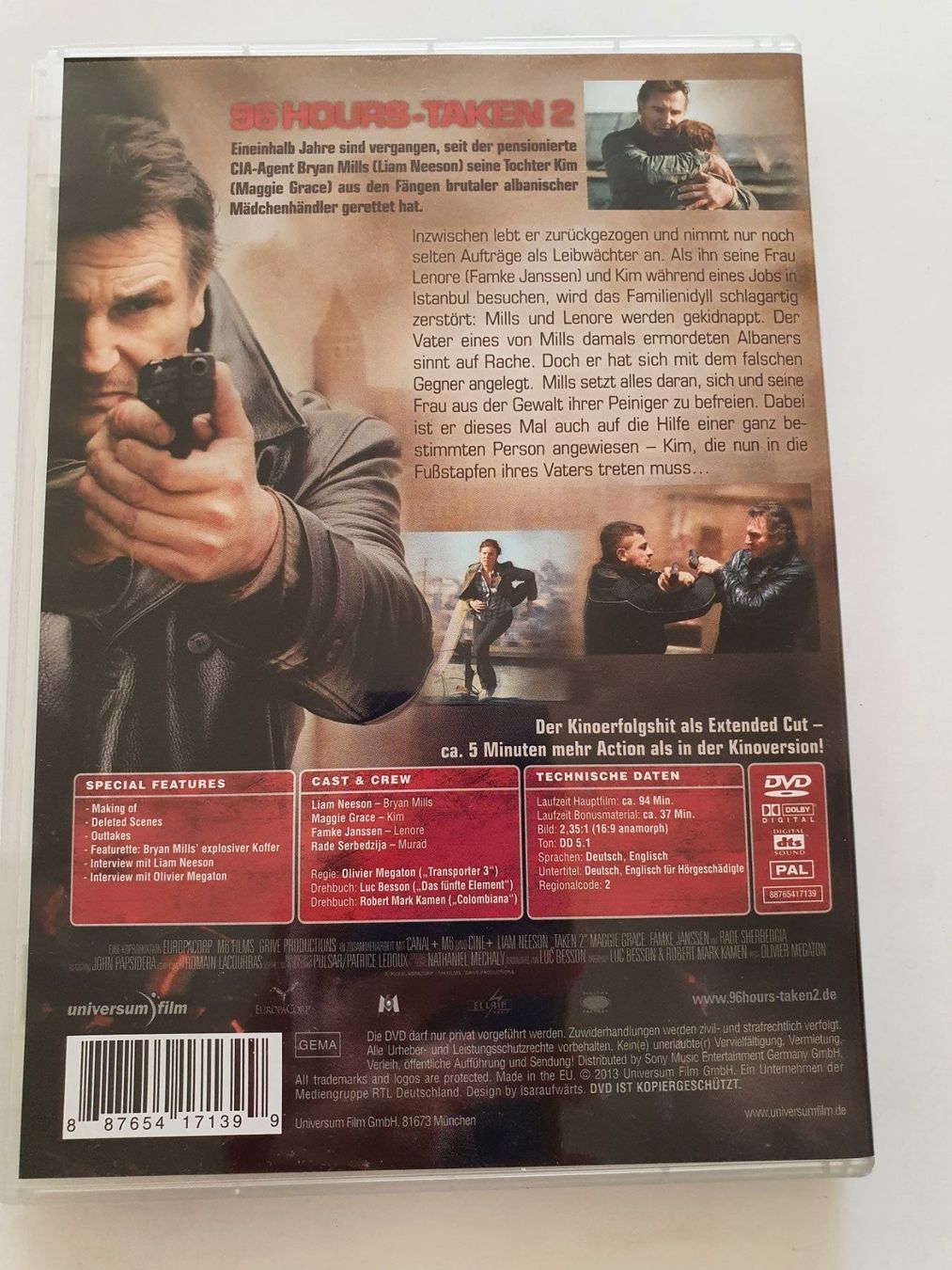 Tutti i DVDs: Liam Neeson 96 HOURS Taken 2 – Usato da Oberdorf BL venduto da BaldenEagle 1