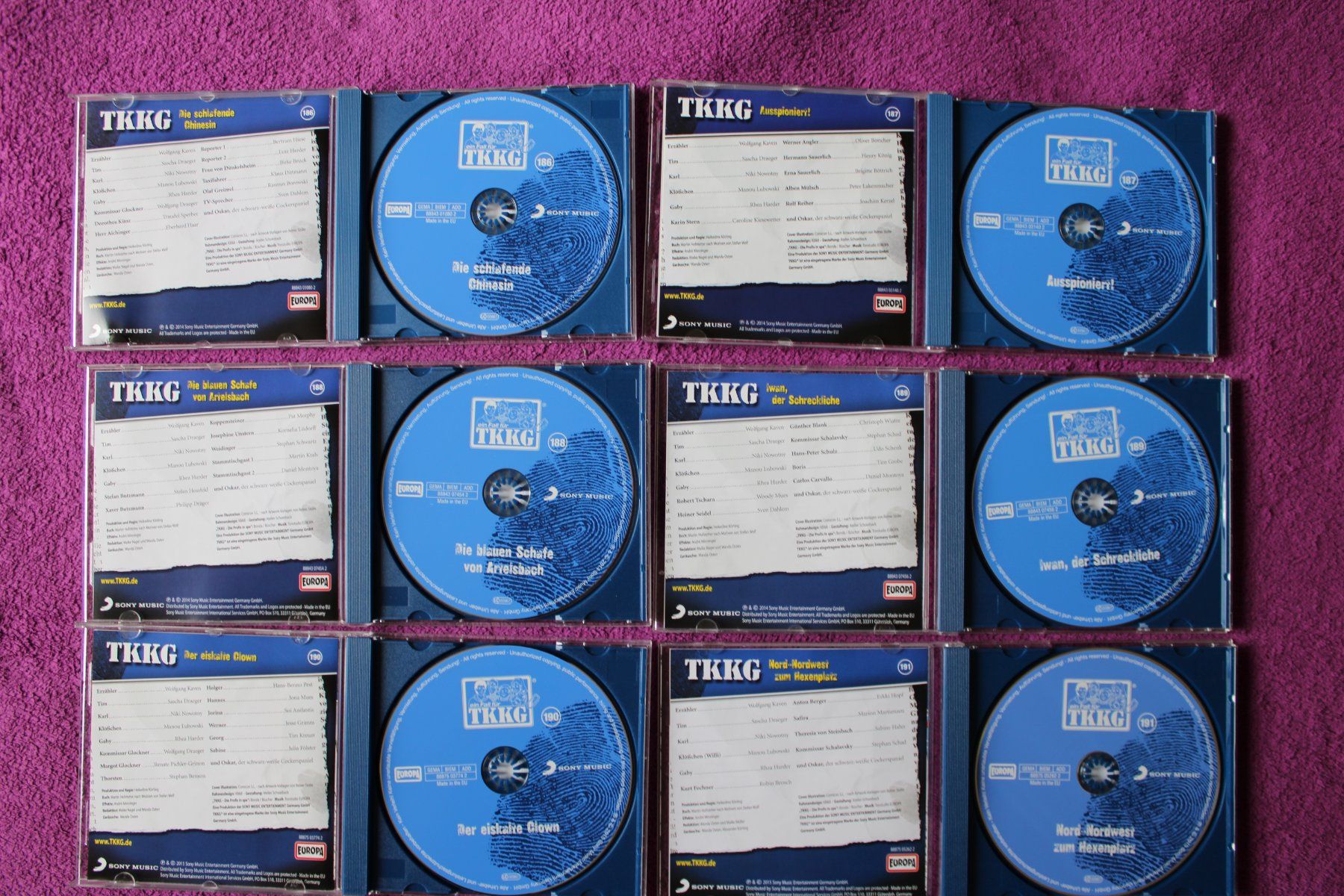 CDs: 6 - TKKG - Hörspiel - CD´s – Gebraucht aus Müllheim Dorf von Seeeule01 7