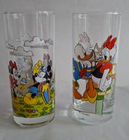 2 Disney Gläser, Donald Duck & Mickey Mouse, Vintage!