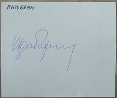 Olga Pazerini (1954) Cartoonistin - Autogramm