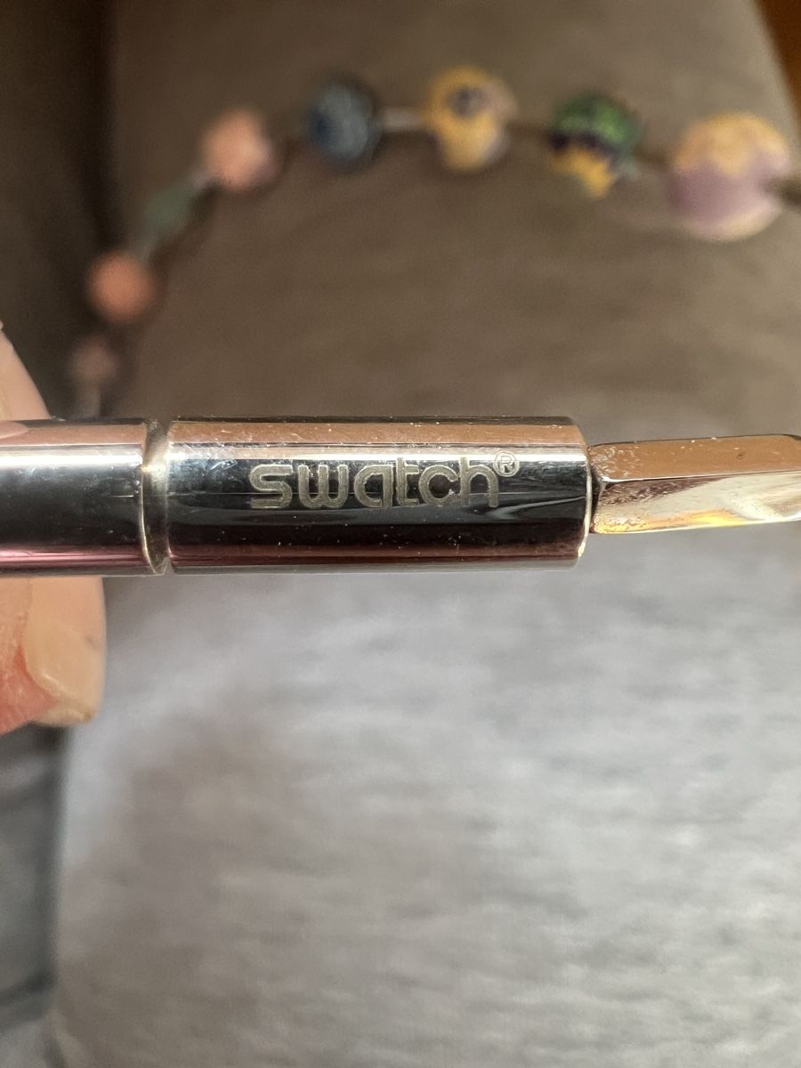 Catenine: Halskette mit bunten Perlen von Swatch – Usato da Rüti ZH venduto da balance69 2